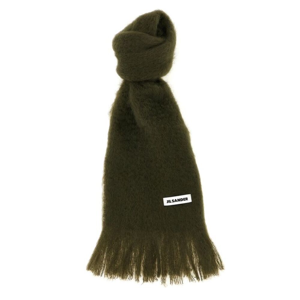 Jil Sander Bicolor Wool Women's Scarf